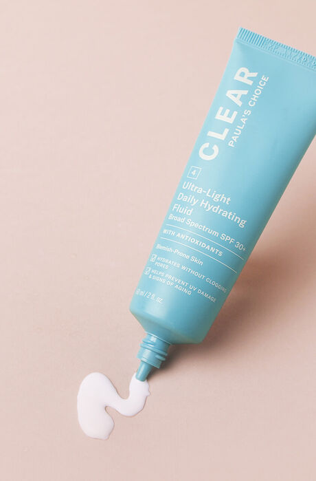 Clear Moisturiser SPF 30 Clear Ultra-Light Daily Hydrating Fluid SPF 30 Full size